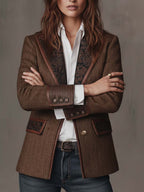Ines | Blazer a Spina di Pesce