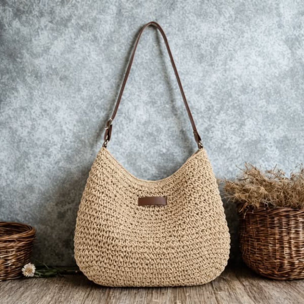 Simone | Borsa Donna Intrecciata a Tracolla