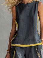 Elisa | Conjunto con Detalles en Contraste