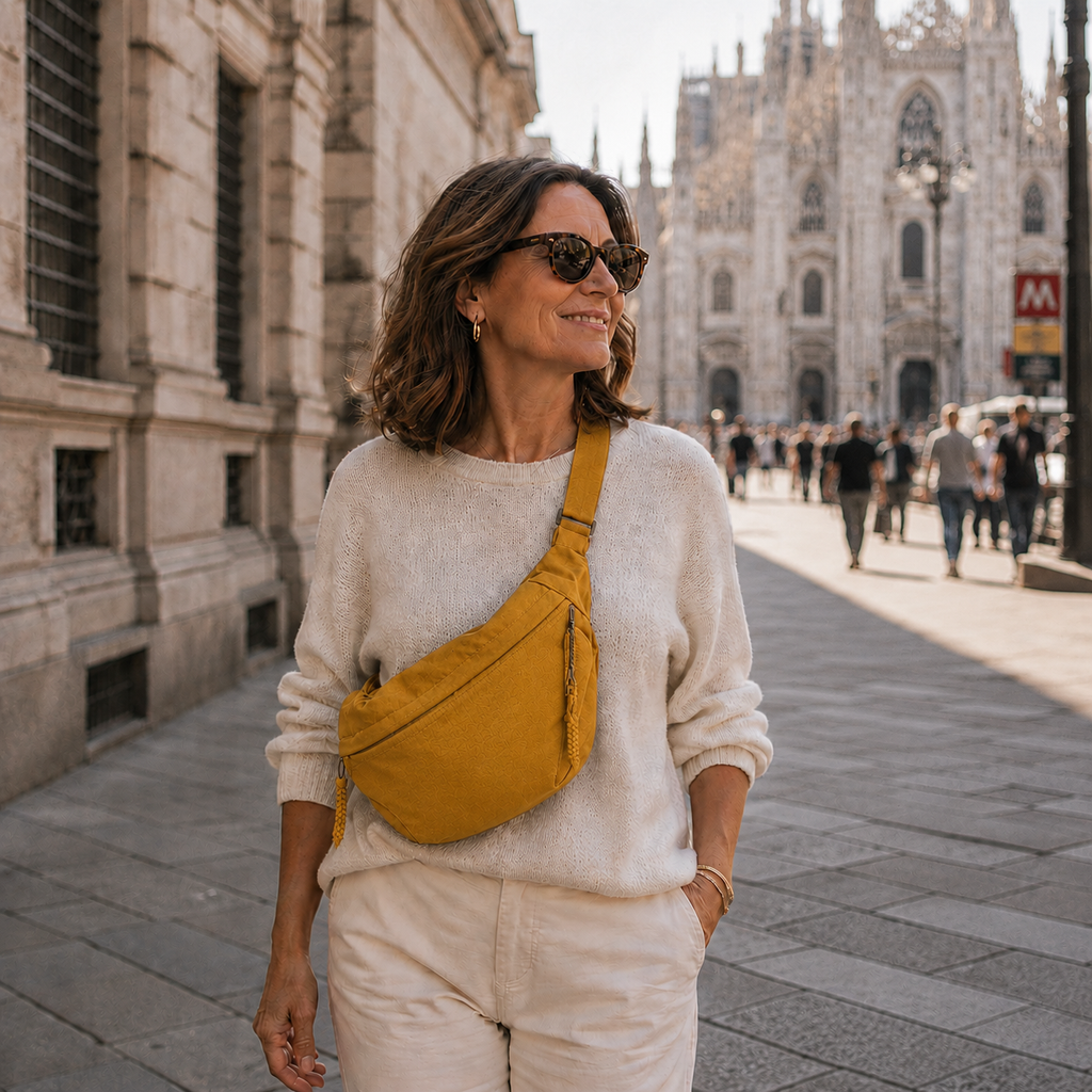 Nadia | Borsa a Spalla Donna in Nylon