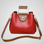 Ana | Borsa Donna Bicolore in Vera Pelle