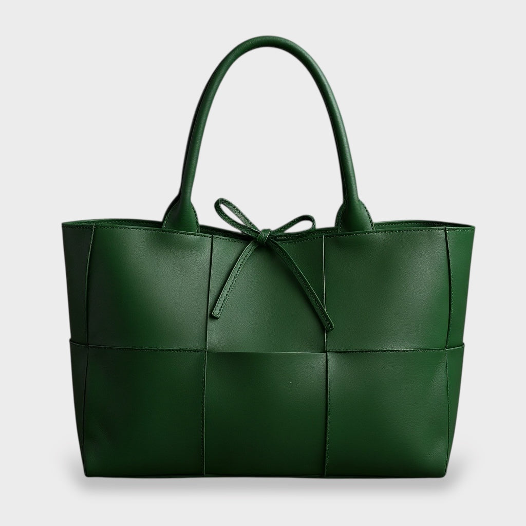 Agathi | Borsa Donna Intrecciata in Vera Pelle