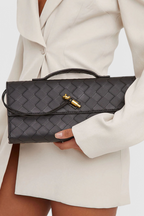 Melanie | Pochette Donna con Fiocco Dorato