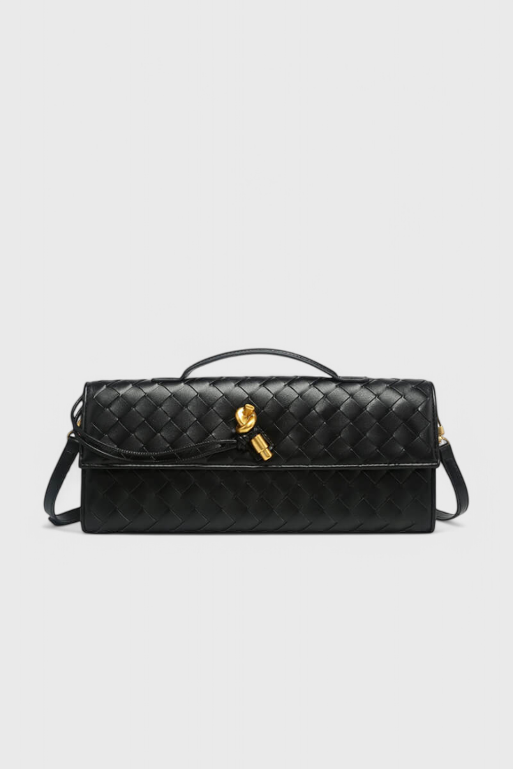 Melanie | Pochette Donna con Fiocco Dorato