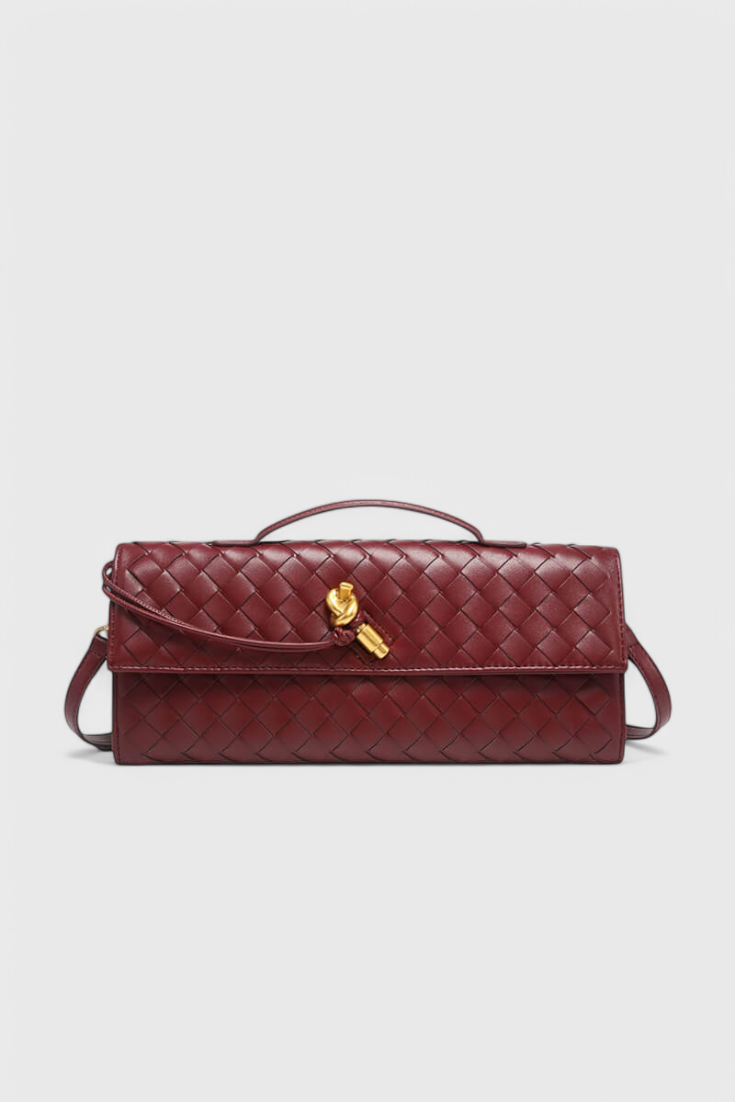 Melanie | Pochette Donna con Fiocco Dorato