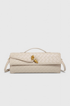 Melanie | Pochette Donna con Fiocco Dorato