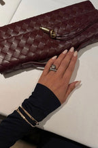 Melanie | Pochette Donna con Fiocco Dorato