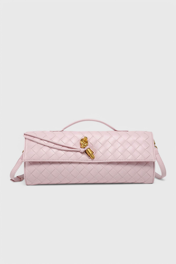Melanie | Pochette Donna con Fiocco Dorato