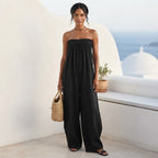 Ninetta | Jumpsuit Estiva Senza Spalline con Fiocco