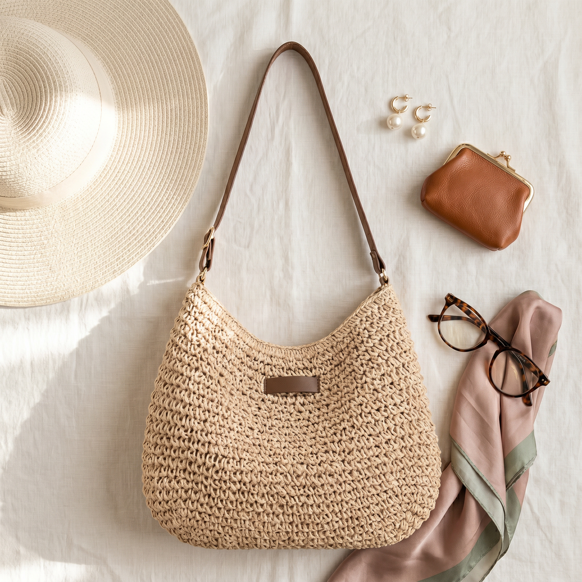 Simone | Borsa Donna Intrecciata a Tracolla