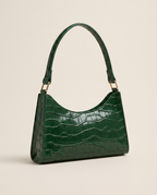 Bolsa de Hombro para Mujer Efecto Cocodrilo