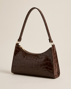 Bolsa de Hombro para Mujer Efecto Cocodrilo